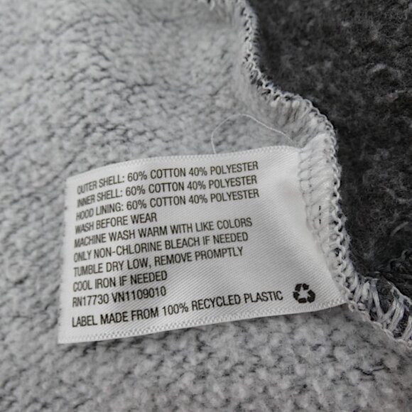 Genuine Kids OshKosh Lagenlook Hooded Blazer Jacket 3T Gray Skater Grunge Knit - Picture 5 of 7